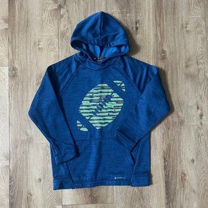 TEK GEAR Warm Tek Boys Football Hoodie Size Large (14 / 16)